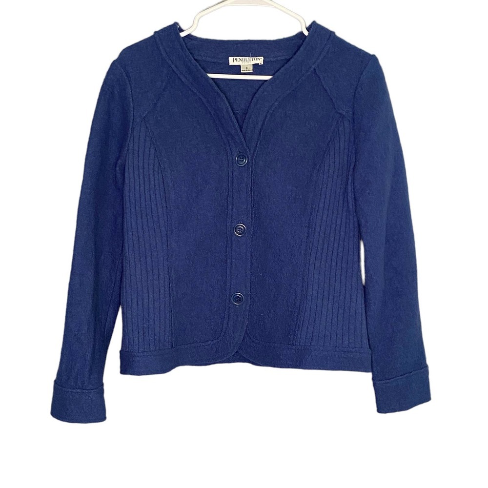 PENDLETON Petite Merino Wool Blazer Jacket Small